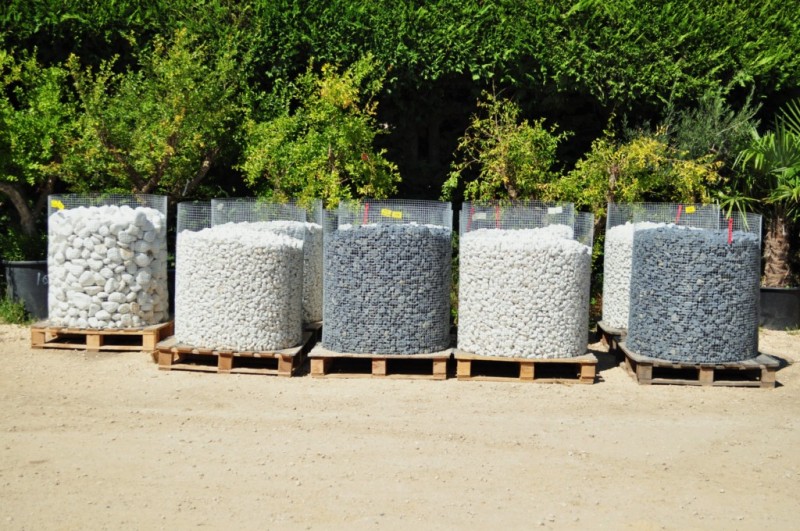 rolller galet gravier décoratif tonne